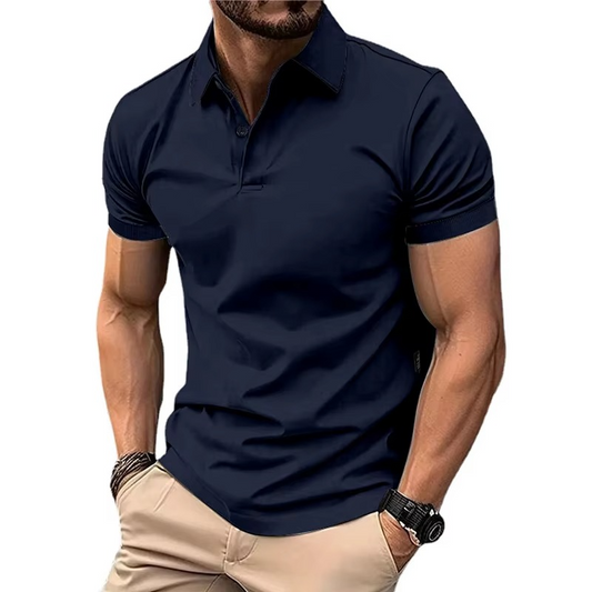 Polo voor Heren Zomer – Lichtgewicht Casual T-shirt met Knoopjes en Kraag