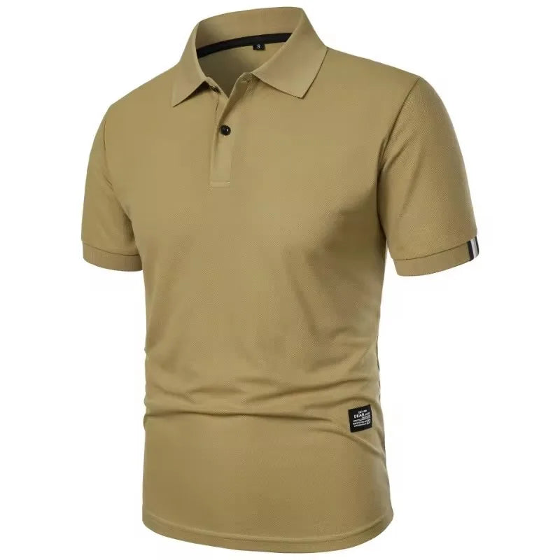 Polo voor Heren Zomer – Lichtgewicht Casual T-shirt met Knoopjes en Kraag