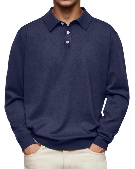 Ilmozy™  | Casual Poloshirt met Lange Mouwen